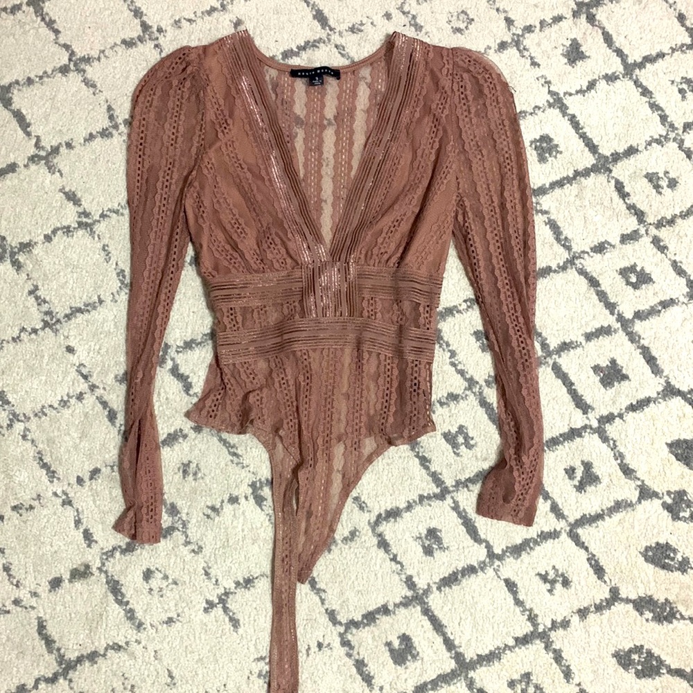 Mauve blouse